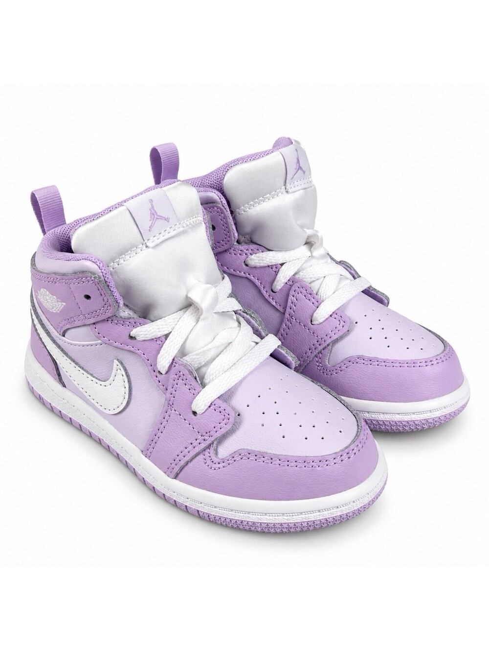 Nike Air Jordan 1 Mid Toddler 9C Violet Mist Purple White Sneakers DQ8425-502